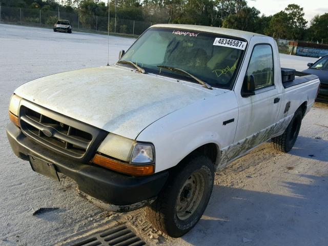 1FTYR10C0YPB30937 - 2000 FORD RANGER WHITE photo 2