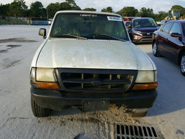 1FTYR10C0YPB30937 - 2000 FORD RANGER WHITE photo 9