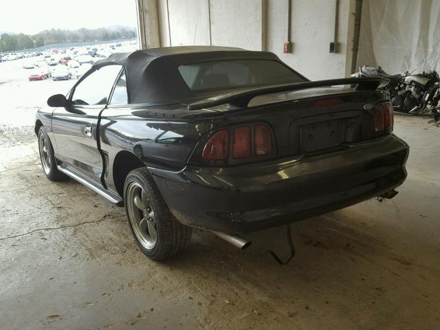 1FALP45X4TF207102 - 1996 FORD MUSTANG GT BLACK photo 3