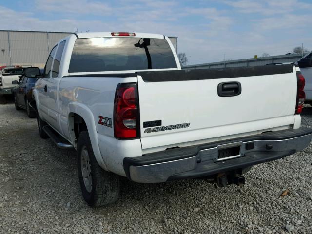 1GCEK19B17Z205553 - 2007 CHEVROLET SILVERADO WHITE photo 3