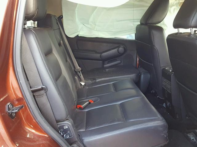 1FMEU7DEXAUA85492 - 2010 FORD EXPLORER X RED photo 6