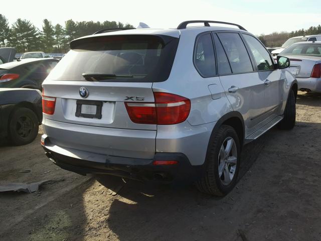 5UXFE43517L010506 - 2007 BMW X5 3.0I SILVER photo 4