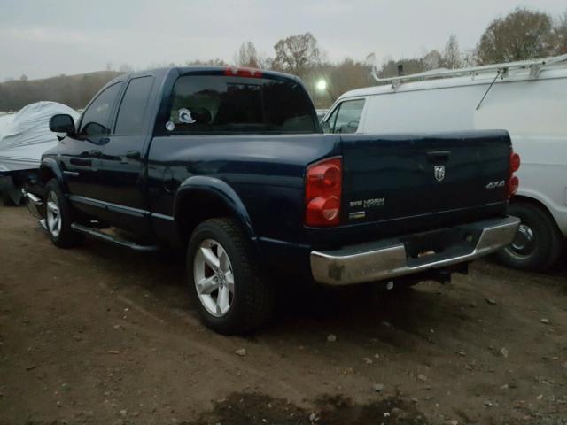 1D7HU18P47S142869 - 2007 DODGE RAM 1500 S BLUE photo 3