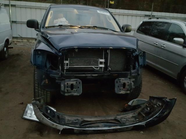 1D7HU18P47S142869 - 2007 DODGE RAM 1500 S BLUE photo 9