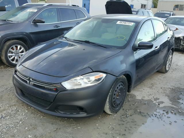 1C3CDFCH1DD153852 - 2013 DODGE DART LIMIT BLUE photo 2