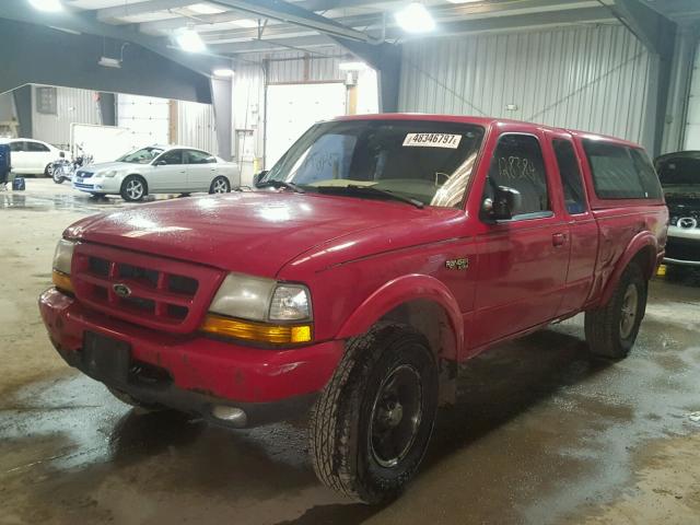 1FTZR15X5YTA26595 - 2000 FORD RANGER SUP RED photo 2