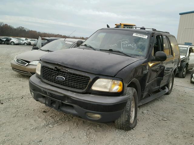 1FMRU15W71LA93769 - 2001 FORD EXPEDITION BLACK photo 2