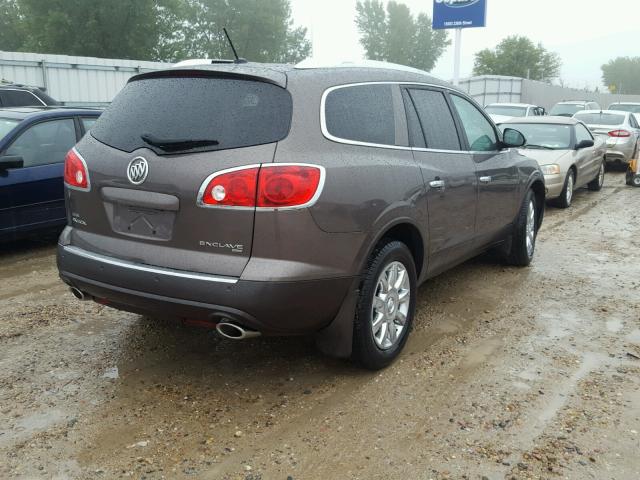 5GAKVCED7CJ378503 - 2012 BUICK ENCLAVE BROWN photo 4
