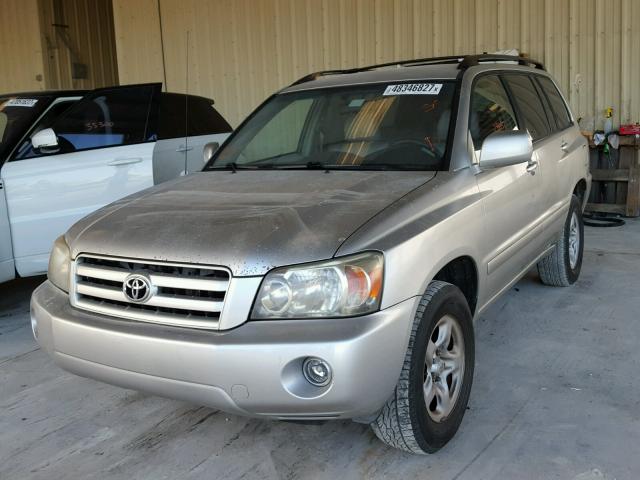 JTEGD21A260150122 - 2006 TOYOTA HIGHLANDER GRAY photo 2