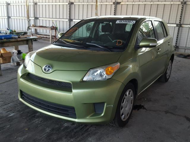 JTKKU10439J048548 - 2009 TOYOTA SCION XD GREEN photo 2