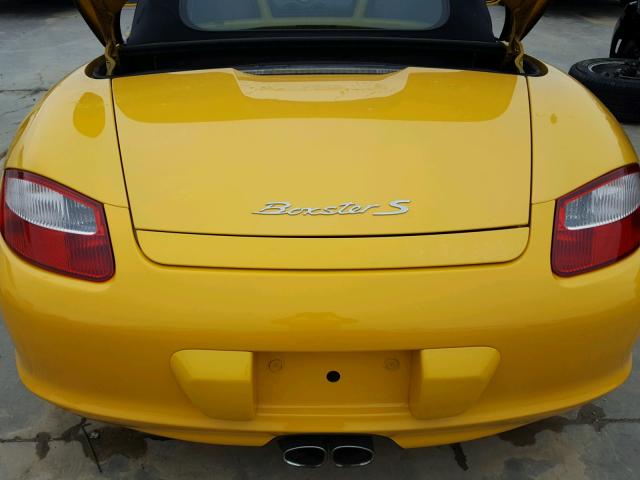 WP0CB29877U730664 - 2007 PORSCHE BOXSTER S YELLOW photo 7