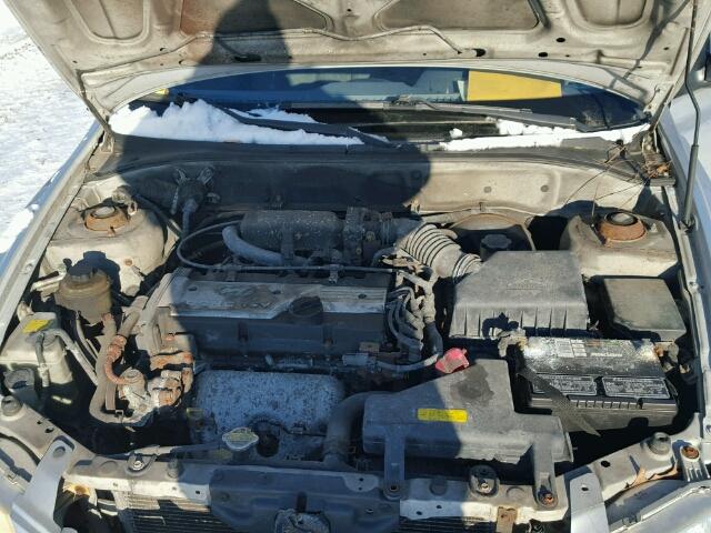 KMHCG35CX1U078921 - 2001 HYUNDAI ACCENT GS SILVER photo 7