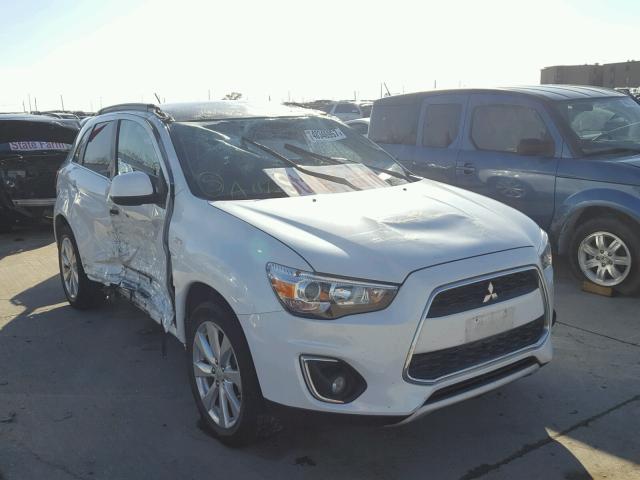 4A4AP4AU4EE003883 - 2014 MITSUBISHI OUTLANDER WHITE photo 1