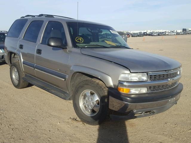 1GNEC13Z22J165081 - 2002 CHEVROLET TAHOE C150 BEIGE photo 1