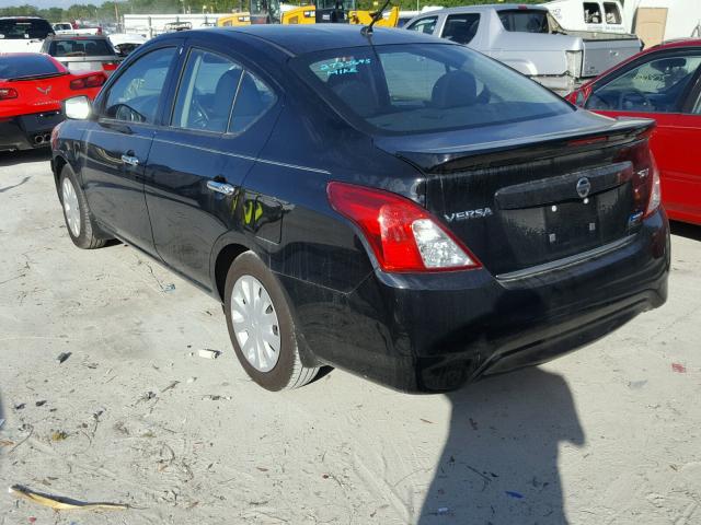 3N1CN7APXGL857820 - 2016 NISSAN VERSA S BLACK photo 3