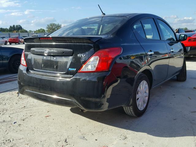 3N1CN7APXGL857820 - 2016 NISSAN VERSA S BLACK photo 4