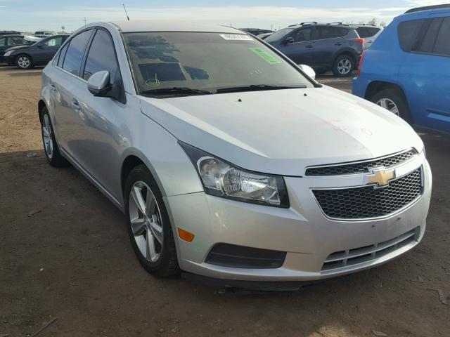 1G1PE5SB0D7100844 - 2013 CHEVROLET CRUZE LT SILVER photo 1