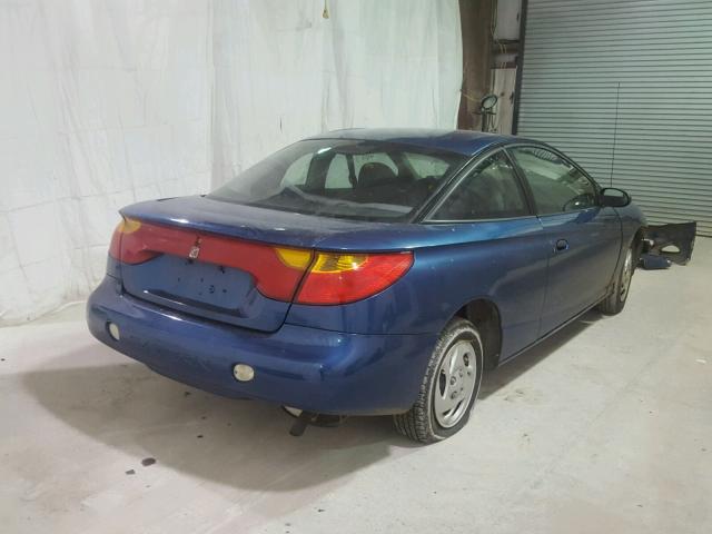 1G8ZP12821Z298537 - 2001 SATURN SC1 BLUE photo 4