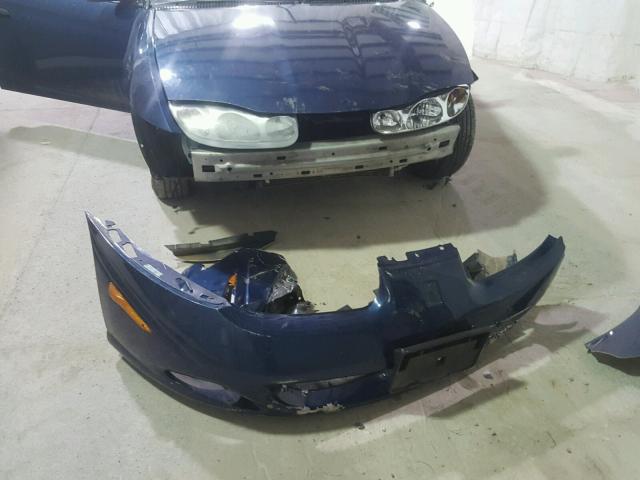 1G8ZP12821Z298537 - 2001 SATURN SC1 BLUE photo 9