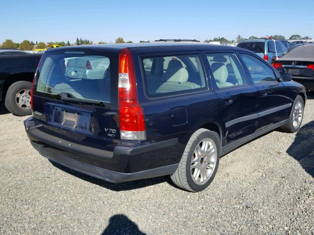 YV1SW59V642403956 - 2004 VOLVO V70 FWD BLUE photo 4