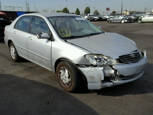 1NXBR32E57Z802163 - 2007 TOYOTA COROLLA CE SILVER photo 1