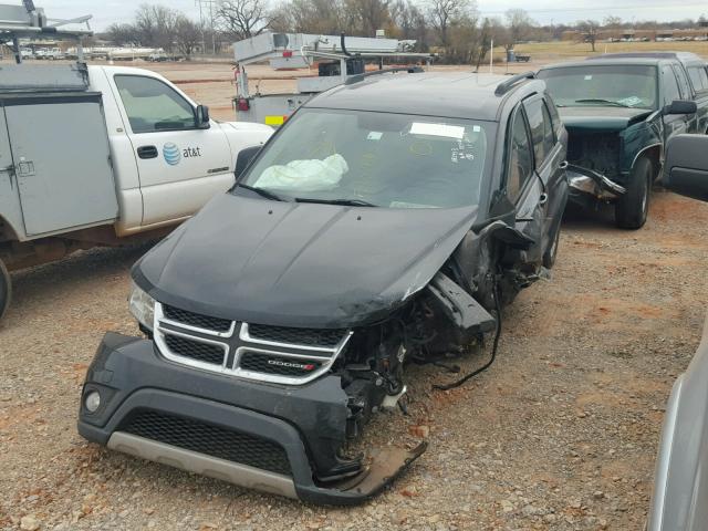 3C4PDCBG4DT575998 - 2013 DODGE JOURNEY SX BLACK photo 2