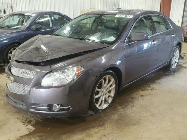 1G1ZE5EB7A4134734 - 2010 CHEVROLET MALIBU LTZ CHARCOAL photo 2