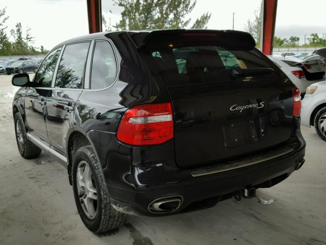 WP1AB29P59LA43222 - 2009 PORSCHE CAYENNE S BLACK photo 3