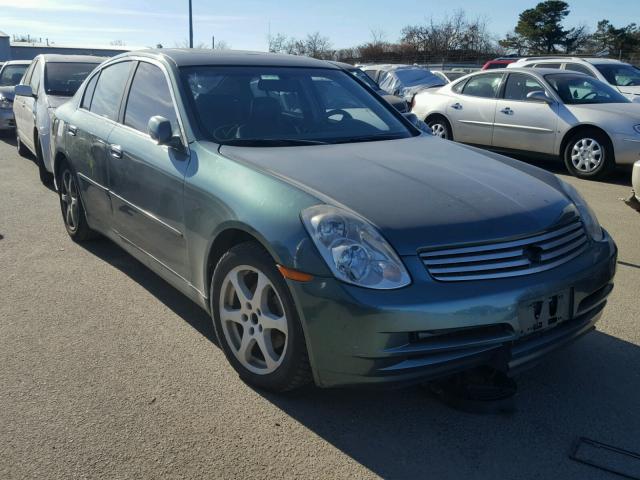 JNKCV51E83M008901 - 2003 INFINITI G35 GREEN photo 1