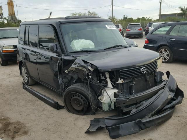 JTLKT324954006224 - 2005 TOYOTA SCION XB BLACK photo 1