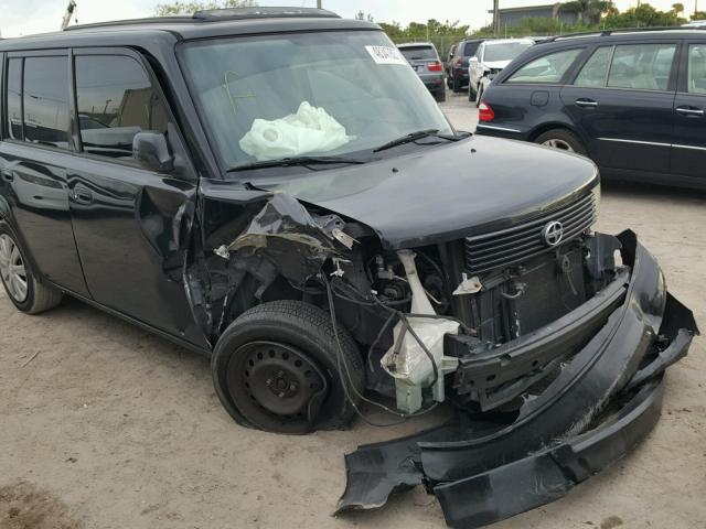 JTLKT324954006224 - 2005 TOYOTA SCION XB BLACK photo 9