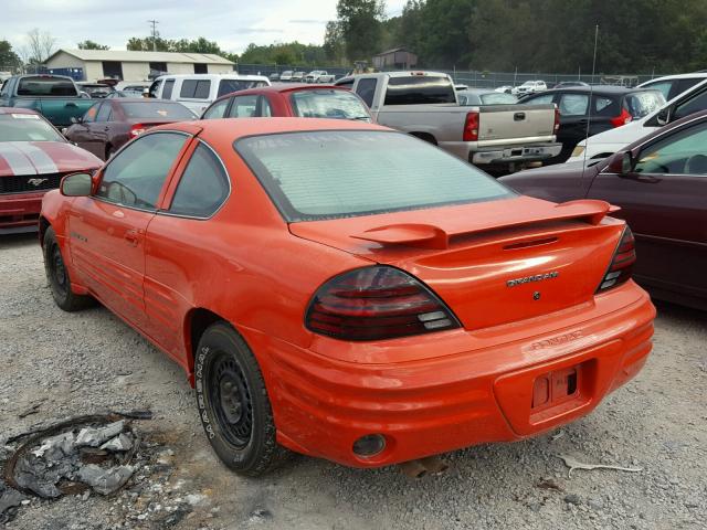 1G2NE12T5XM750358 - 1999 PONTIAC GRAND AM S RED photo 3