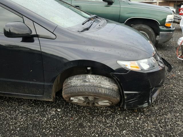 2HGFG1B91AH534226 - 2010 HONDA CIVIC EXL 黑色 照片 9