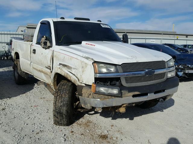 1GCHK24114E131524 - 2004 CHEVROLET SILVERADO WHITE photo 1