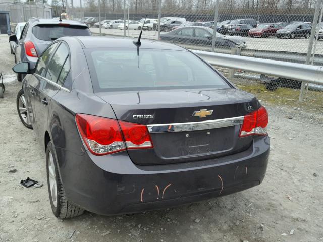 1G1PE5SB2E7409006 - 2014 CHEVROLET CRUZE LT BLACK photo 3