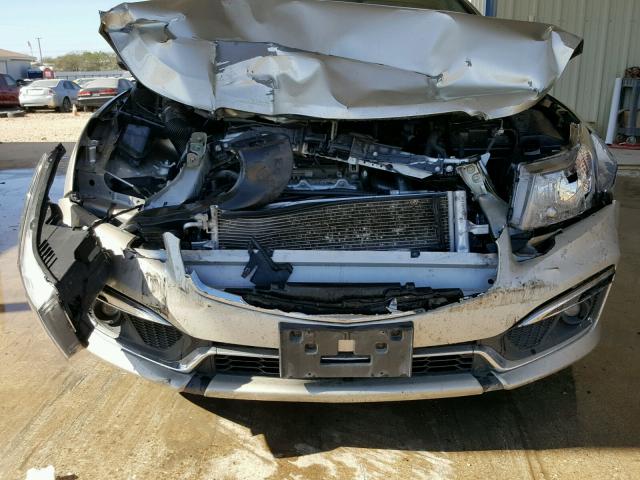 1G1PE5SB6G7205389 - 2016 CHEVROLET CRUZE LIMI SILVER photo 9