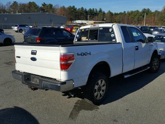 1FTPX14V99FB41679 - 2009 FORD F150 SUPER WHITE photo 4