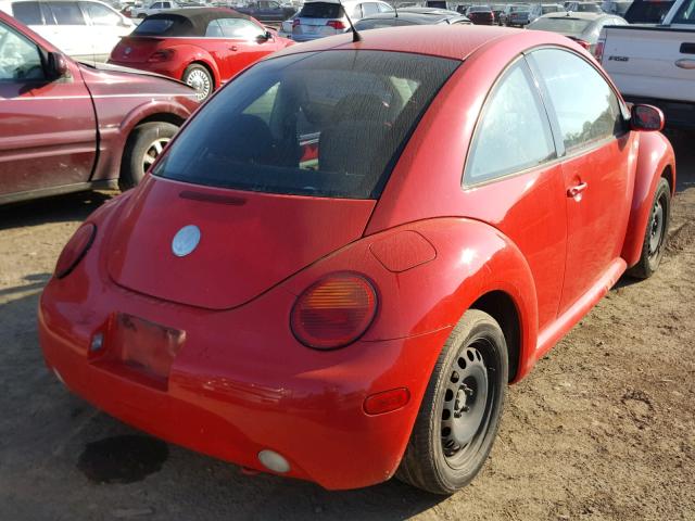 3VWBK21CX3M400704 - 2003 VOLKSWAGEN NEW BEETLE 红色 照片 4