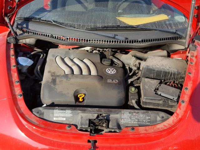 3VWBK21CX3M400704 - 2003 VOLKSWAGEN NEW BEETLE 红色 照片 7