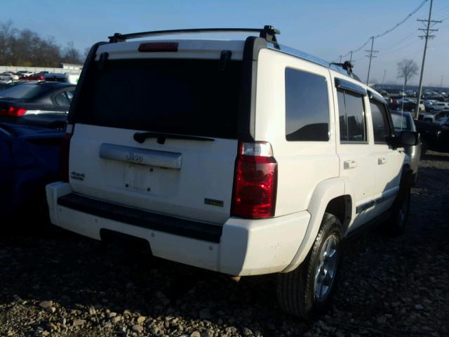 1J8HG58P07C694994 - 2007 JEEP COMMANDER WHITE photo 4