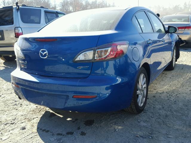 JM1BL1V84C1562650 - 2012 MAZDA 3 I BLUE photo 4