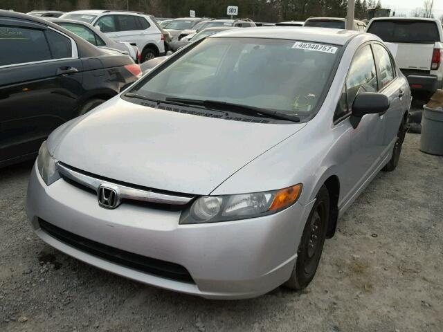 2HGFA16357H031007 - 2007 HONDA CIVIC DX SILVER photo 2