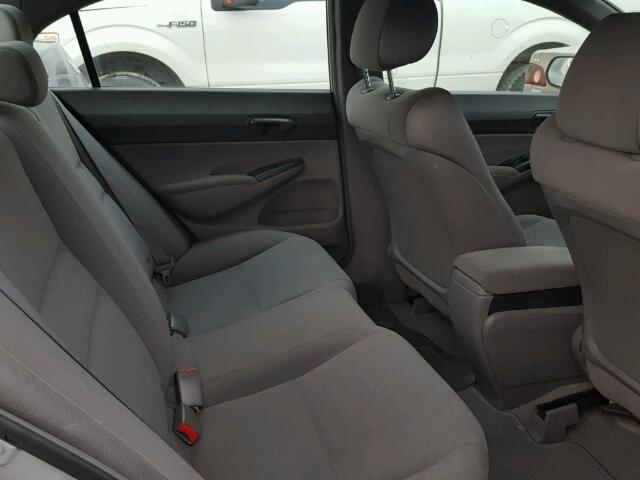 2HGFA16357H031007 - 2007 HONDA CIVIC DX SILVER photo 6