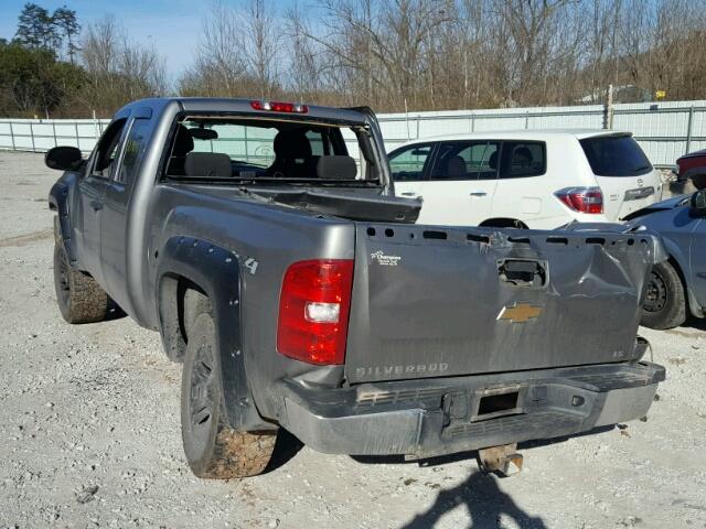 1GCHK49K39E143050 - 2009 CHEVROLET SILVERADO GRAY photo 3