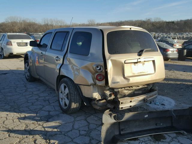 3GNDA13D08S558168 - 2008 CHEVROLET HHR LS GOLD photo 3