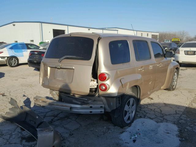 3GNDA13D08S558168 - 2008 CHEVROLET HHR LS GOLD photo 4