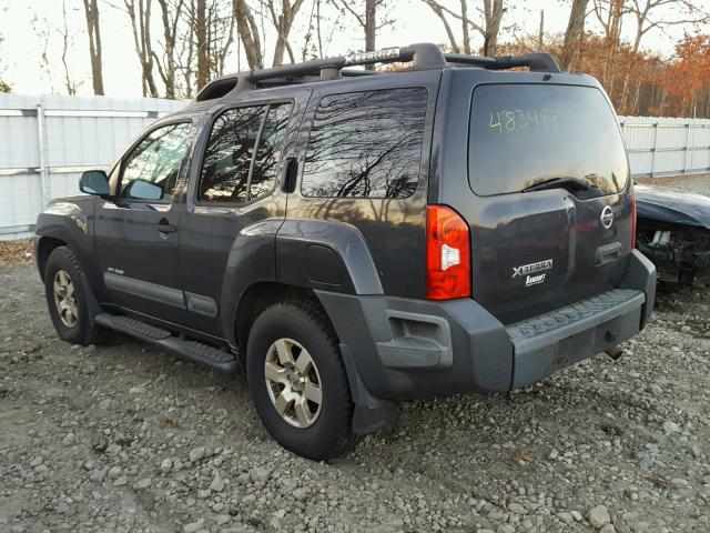 5N1AN08W56C535696 - 2006 NISSAN XTERRA OFF BLACK photo 3