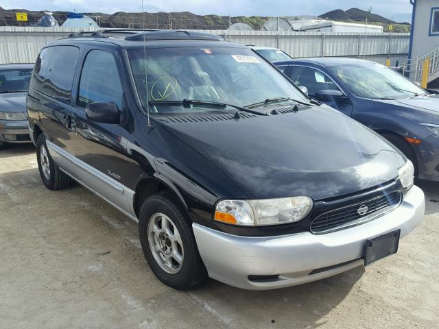 4N2XN11T2YD821004 - 2000 NISSAN QUEST SE BLACK photo 1