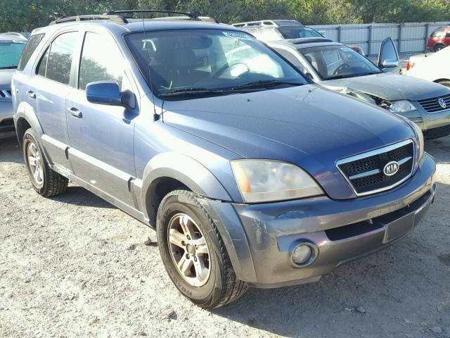 KNDJC733835079421 - 2003 KIA SORENTO EX BLUE photo 1