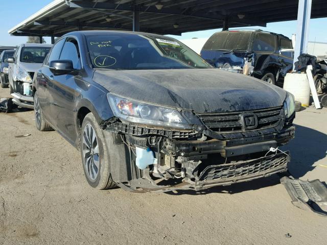 1HGCR6F35EA001087 - 2014 HONDA ACCORD HYB BLACK photo 1